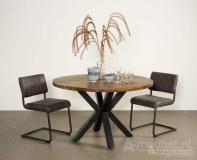 Eettafel Rond Breda Bruin