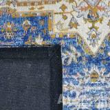 Vloerkleed Norwich Blauw-Goud