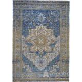 Vloerkleed Norwich Blauw-Goud Vloerkleed Norwich Blauw-Goud