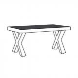 Udenhout Eettafel-X