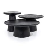 Bijzettafel Ron 46x49 - Zwart - 95651 Bijzettafel Ron 46x49 - Zwart - 95651