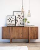 Dressoir Julian 4-deurs - Bruin - 95909 Dressoir Julian 4-deurs - Bruin - 95909