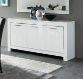 Kolomkast Glas Marknesse - MAGAZIJN OPRUIMING - Wit/Marmer