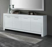 Dressoir Marknesse 4 Deurs Wit Dressoir Marknesse 4 Deurs Wit
