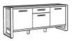 Dressoir Medium Uithuizen