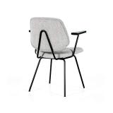 Armstoel Lynn - Grey Fletcher - 95571 Armstoel Lynn - Grey Fletcher - 95571