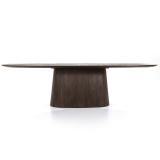 Eettafel Aron ovaal 300x110 - Bruin - 95672 Eettafel Aron ovaal 300x110 - Bruin - 95672