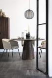 Eettafel Aron Rond - 130cm - Bruin - 95656 Eettafel Aron Rond - 130cm - Bruin - 95656