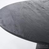 Eettafel Aron Rond - 130cm - Zwart - 95657 Eettafel Aron Rond - 130cm - Zwart - 95657