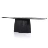 Eettafel Aron ovaal 300x110 - Zwart - 95673 Eettafel Aron ovaal 300x110 - Zwart - 95673