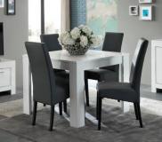 Eettafel Marknesse Vierkant 100x100cm Wit Eettafel Marknesse Vierkant 100x100cm Wit