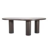 Eettafel Bobbie - 215cm - Zwart/Bruin - 96249 Eettafel Bobbie - 215cm - Zwart/Bruin - 96249