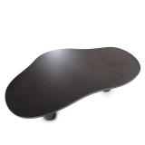 Eettafel Bobbie - 215cm - Zwart/Bruin - 96249 Eettafel Bobbie - 215cm - Zwart/Bruin - 96249