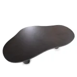 Eettafel Bobbie - 215cm - Zwart/Bruin - 96249