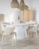 Eettafels Elin - 200cm - Wit - 95983 Eettafels Elin - 200cm - Wit - 95983