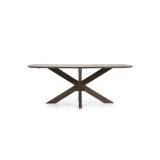 Eettafels Nikki - 200x100x76cm - Bruin - 96138