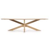 Eettafels Nikki - 280cm - Naturel - 96141