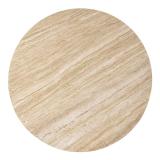 Eettafel Aikin - 130cm - Beige/Bruin - 95811 Eettafel Aikin - 130cm - Beige/Bruin - 95811