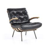 Fauteuil Bastiaan - Zwart Java Leder - 97621