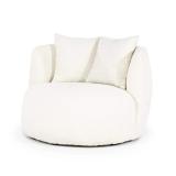 Fauteuil Louis met kussen - Beige Spark - 95804  Fauteuil Louis met kussen - Beige Spark - 95804