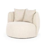 Fauteuil Louis met kussen - Zand Spark - 95801 Fauteuil Louis met kussen - Zand Spark - 95801