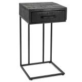 OUTLET EINDHOVEN! - Bijzettafel mango met lade - 2x