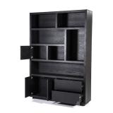 Kabinet Helsinki - 150cm - Zwart - 95725 Kabinet Helsinki - 150cm - Zwart - 95725