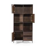 Kabinet Jimmy 3-deurs 2-laden - Bruin - 95868 Kabinet Jimmy 3-deurs 2-laden - Bruin - 95868