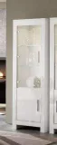 Kolomkast Glas Marknesse Wit