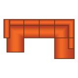 Baarlo Longchair + 2 Zits + Ottomaan - MAGAZIJN OPRUIMING - Neve 2