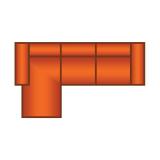 Heerlen Longchair + 2 Zits - MAGAZIJN OPRUIMING - Torre 2