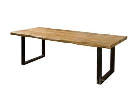 OUTLET ZWOLLE! - Nicosia Mango Eettafel-U 200x100