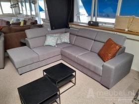 Raalte Ottomaan + 3 Zits - MAGAZIJN OPRUIMING - Cape 79 Charcoal