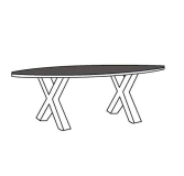 OUTLET - ALPHEN AAN DEN RIJN! - Eettafel TOV19-XM Emmen