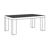 OUTLET - ALPHEN AAN DEN RIJN! - Eettafel T19-L Emmen