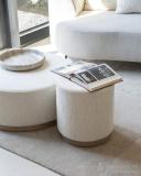 Poef Avah Small - Beige Mantz - 96299 Poef Avah Small - Beige Mantz - 96299