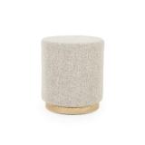 Poef Avah Small - Taupe Mantz - 96300 Poef Avah Small - Taupe Mantz - 96300