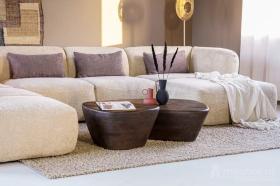 Salontafels Mila - 70cm - Zwart - 95813 Salontafels Mila - 70cm - Zwart - 95813