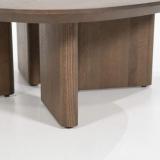 Salontafel Stef - 80cm - Bruin - 96197 Salontafel Stef - 80cm - Bruin - 96197