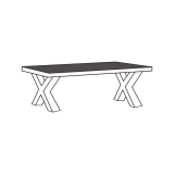 Salontafel T13-X Lageland Salontafel T13-X Lageland