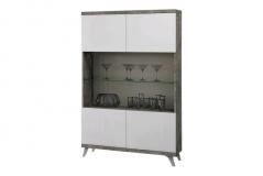 Thorn Vitrinekast 4drs / 2 open vak