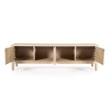 TV-Meubel Harvey 4-deurs - Naturel - 96126 TV-Meubel Harvey 4-deurs - Naturel - 96126