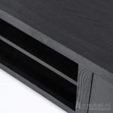 TV-Meubel Helsinki - 160cm - Zwart - 95720 TV-Meubel Helsinki - 160cm - Zwart - 95720
