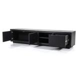 TV-Meubel Helsinki - 200cm - Zwart - 95721 TV-Meubel Helsinki - 200cm - Zwart - 95721