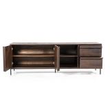 TV-Meubel Jimmy 2-deurs 2-laden - Bruin - 95865 TV-Meubel Jimmy 2-deurs 2-laden - Bruin - 95865