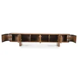 TV-Meubel Julian 6-deurs - Bruin - 95908