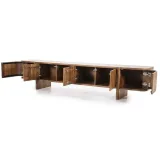 TV-Meubel Julian 6-deurs - Bruin - 95908