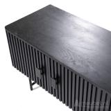 TV Meubel Remi 6-deurs- Zwart- 95731 TV Meubel Remi 6-deurs- Zwart- 95731