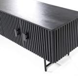 TV Meubel Remi 6-deurs- Zwart- 95731 TV Meubel Remi 6-deurs- Zwart- 95731