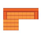 Tynaarlo Longchair Groot + 2 Zits - MAGAZIJN OPRUIMING - Aphrodite 04